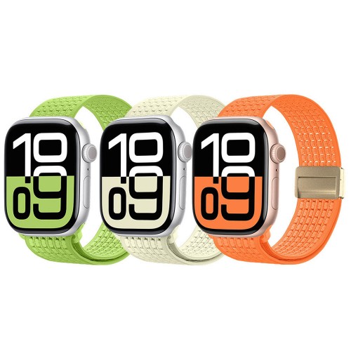 Breathable Stretch Nylon Magnetic Band for Apple Watch（NLB-597）