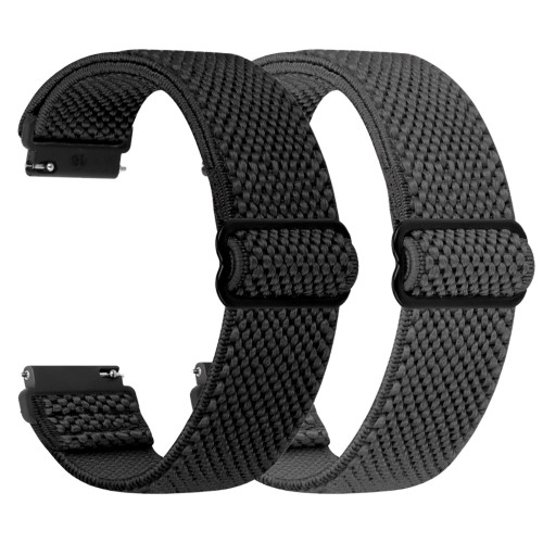 Elastic Wave Pattern Nylon Watch Band 20mm/22mm: Durable Style for Active Lifestyles