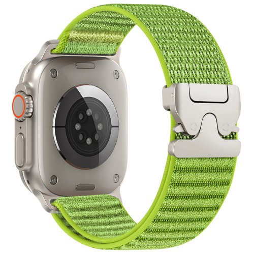 Parachute Buckle Mountain Texture Nylon Loop Watch Band for Apple Watch: Rugged Style Meets Ultimate Durability